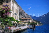 ITALY, Veneto, Lake Garda, LIMONE, lakeside restaurnat, near Limone, ITL804JPL