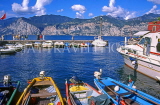 ITALY, Veneto, Lake Garda, MALCESINE, harbourfront and boats, ITL1301JPL