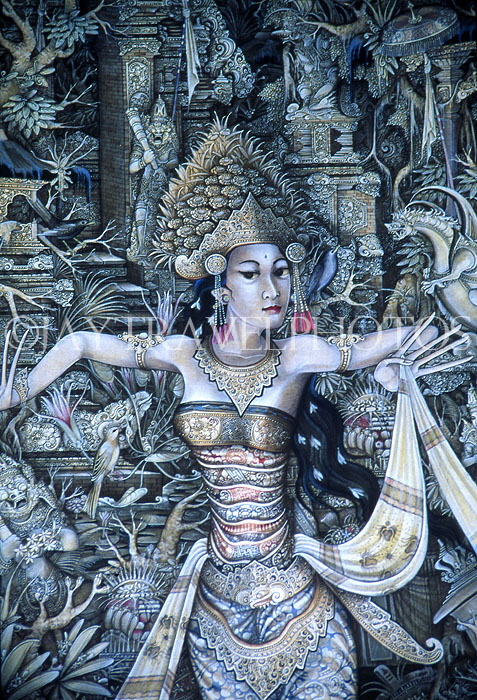 Indonesia, BALI, Balinese art, original painting, BAL1074JPL