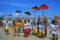 Indonesia, BALI, Kuta Beach, Melasti Festival procession, Galungan & Nyepi (New Year), BAL684JPL