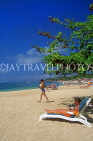 Indonesia, BALI, Sanur Beach, and sunbather, BAL1027JPL