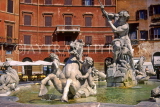 Italy, ROME, Piazza Navona, Moro Fountain, ITL240JPL