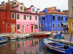 Italy, VENICE, Burano Island, famous painted houses, ITL1712JPL