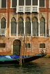 Italy, VENICE, Gondola and canalside building, ITL1639JPL