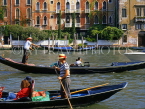 Italy, VENICE, Gondolas on Grand Canal, ITL1636JPL