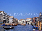 Italy, VENICE, Grand Canal and Rialto Bridge, ITL1726JPL