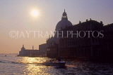 Italy, VENICE, Grand Canal and Salute Church, at dusk, ITL1895PL