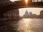 Italy, VENICE, Grand Canal and Salute Church, dusk view, ITL1692PL