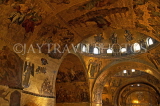Italy, VENICE, St Mark's Basilica (San Marco), interior mosaics, ITL1558JPL