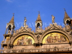 Italy, VENICE, St Mark's Sq, St Mark's Basilica and facade mosaics, ITL1555JPL