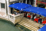 Italy, VENICE, canalside restaurant, ITL1831JPL