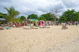 JAMAICA, Negril, 7 Mile Beach with beach shops, JM253JPL