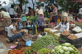 LAOS, Luang Prabang, Mekong River, market scene, and vendors, LAO125JPL