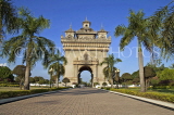 LAOS, Vientiane, That Luang Monument des Morts, gateway, LAO138JPL