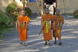 LAOS, Vientiane, Wat Sisaket Temple, young Buddhist monks, LAO116JPL