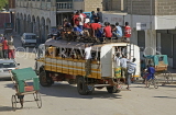 MADAGASCAR, Tulear, overcrowded bus, MDG222JPL