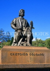MADEIRA, Funchal, Santa Caterina Park, Christopher Columbus statue, MAD1035JPL