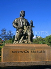 MADEIRA, Funchal, Santa Caterina Park, Christopher Columbus statue, MAD2234JPL