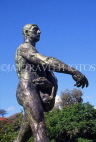 MADEIRA, Funchal, Santa Caterina Park, statue of The Sower, MAD163JPL