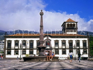 MADEIRA, Funchal, Town Hall Square and Town Hall (Camera Municipal), MAD1040JPL