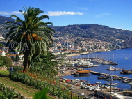 MADEIRA, Funchal, town and marina view, MAD1000JPL
