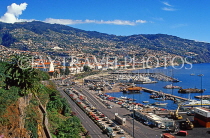 MADEIRA, Funchal, town and marina view, MAD1077JPL