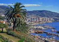 MADEIRA, Funchal, town and marina view, MAD256JPL