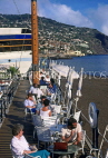 MADEIRA, Funchal, waterfront cafe scene, MAD139JPL
