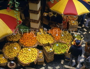 MADEIRA, Funchal Market, fruit stalls, MAD134JPL