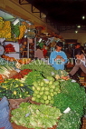 MADEIRA, Funchal Market, vegeabe stall, MAD219JPL