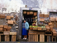 MADEIRA, Machico, grocery and craft shop, with owner, MAD136JPL