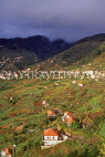 MADEIRA, hillside terraced farmed land and houses, MAD218JPL