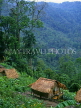 MALAYSIA, Cameron Highlands, Rainforest, Orang Asli (native) village houses, MSA434JPL