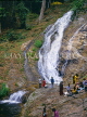 MALAYSIA, Cameron Highlands, waterfall and people having a picnic, MAL460JPL