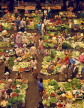 MALAYSIA, Kota Bharu, Central Market (women only vendors), vegetable stalls, MAL432JPL