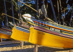 MALAYSIA, Kota Bharu, Pantai Desar Sabak village, fishing boats, MSA651JPL