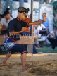 MALAYSIA, Kota Bharu, Silat (self-defence art of the region), man performing MSA500JPL