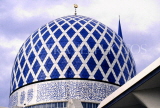 MALAYSIA, Kuala Lumpur, Shah Alam Mosque dome (Abdul Aziz Shah), MAL150JPL
