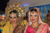 MALAYSIA, Kuala Lumpur, cultural dancers posing, MSA731JPL