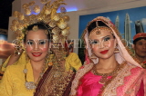 MALAYSIA, Kuala Lumpur, cultural dancers posing, MSA732JPL