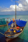MALDIVE ISLANDS, Dhoni (traditional fishing boat), MAL004JPL