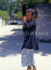 MALDIVE ISLANDS, Maafushi, local fishing island, village child, MAL548JPL