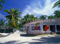 MALDIVE ISLANDS, Maafushi, local fishing island village and shop, MAL543JPL