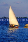 MALDIVE ISLANDS, Male, Dhoni (fishing boat) at sea, MAL773JPL