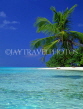 MALDIVE ISLANDS, Meeru Island, seascape and coconut tree, MAL277JPL