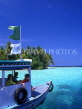 MALDIVE ISLANDS, Vaadhoo Island, seascape and  boat, MAL499JPL