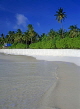 MALDIVE ISLANDS, Velassaru Island, beach and island view, MAL421JPL