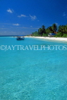 MALDIVE ISLANDS, Velassaru Island, beach and island view, MAL68JPL