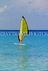 MALDIVE ISLANDS, seascape and windsurfer, MAL224JPL