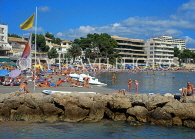 MALLORCA, Paguera, bay, beach and sunbathers, MAL1434JPL